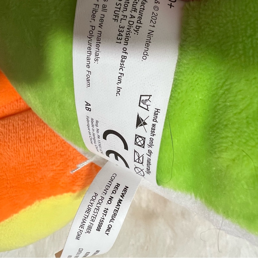 21" Large Super Mario Yoshi Soft Plush Stuffed Animal‎ - Picture 8 of 8